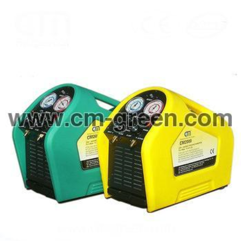 Portable refrigerant recovery machine