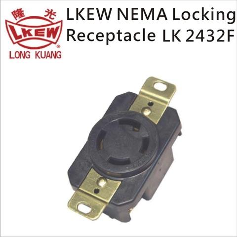 LKEW NEMA L15-30R Locking Receptacle LK-2432F