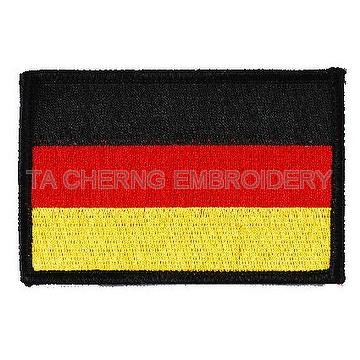 Embroidery flag patches