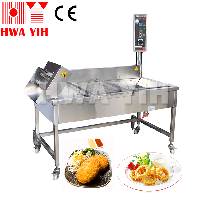 HY589W Continious Conveyor Deep Frying Machine