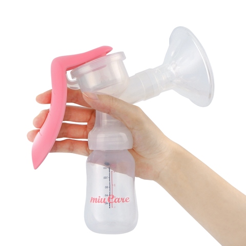 Hand Breast Pump Holding