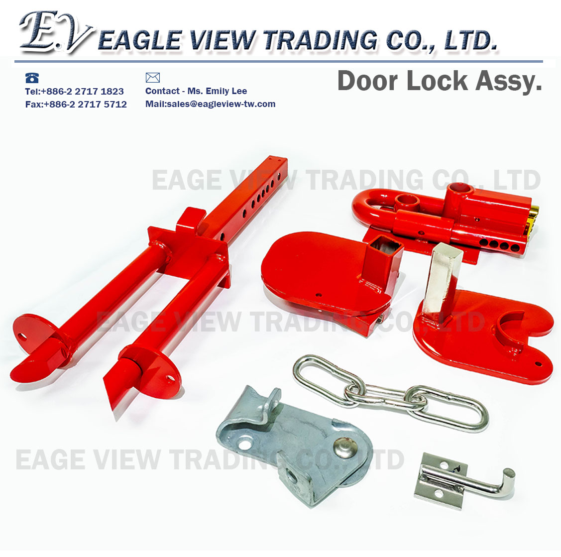 Lock for trailer door/ equipment