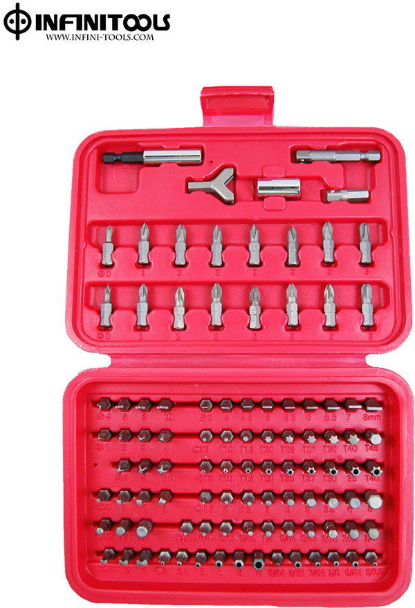 100 PC Security Screwdriver Bits Set