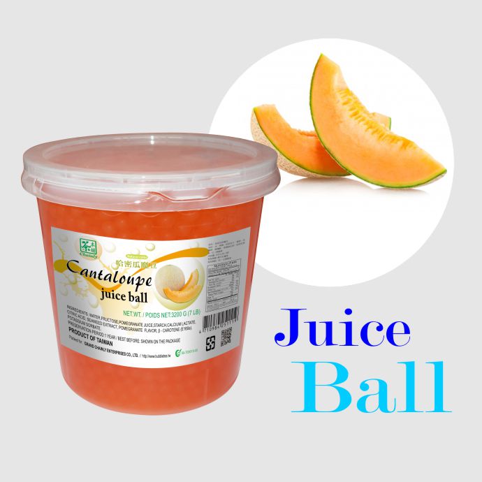 Cantaloupe Flavoured Juice Ball Natural Color Taiwantrade