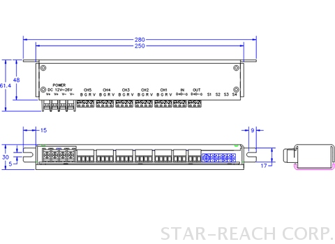 R/G/B DMX Driver