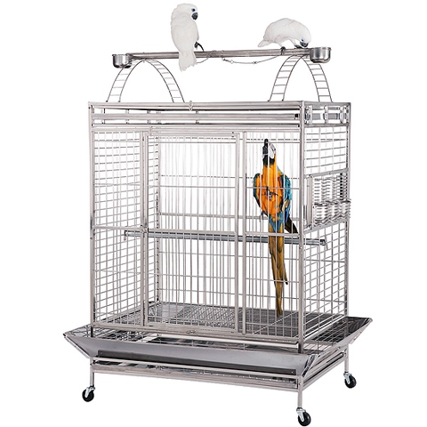 stainless bird cage