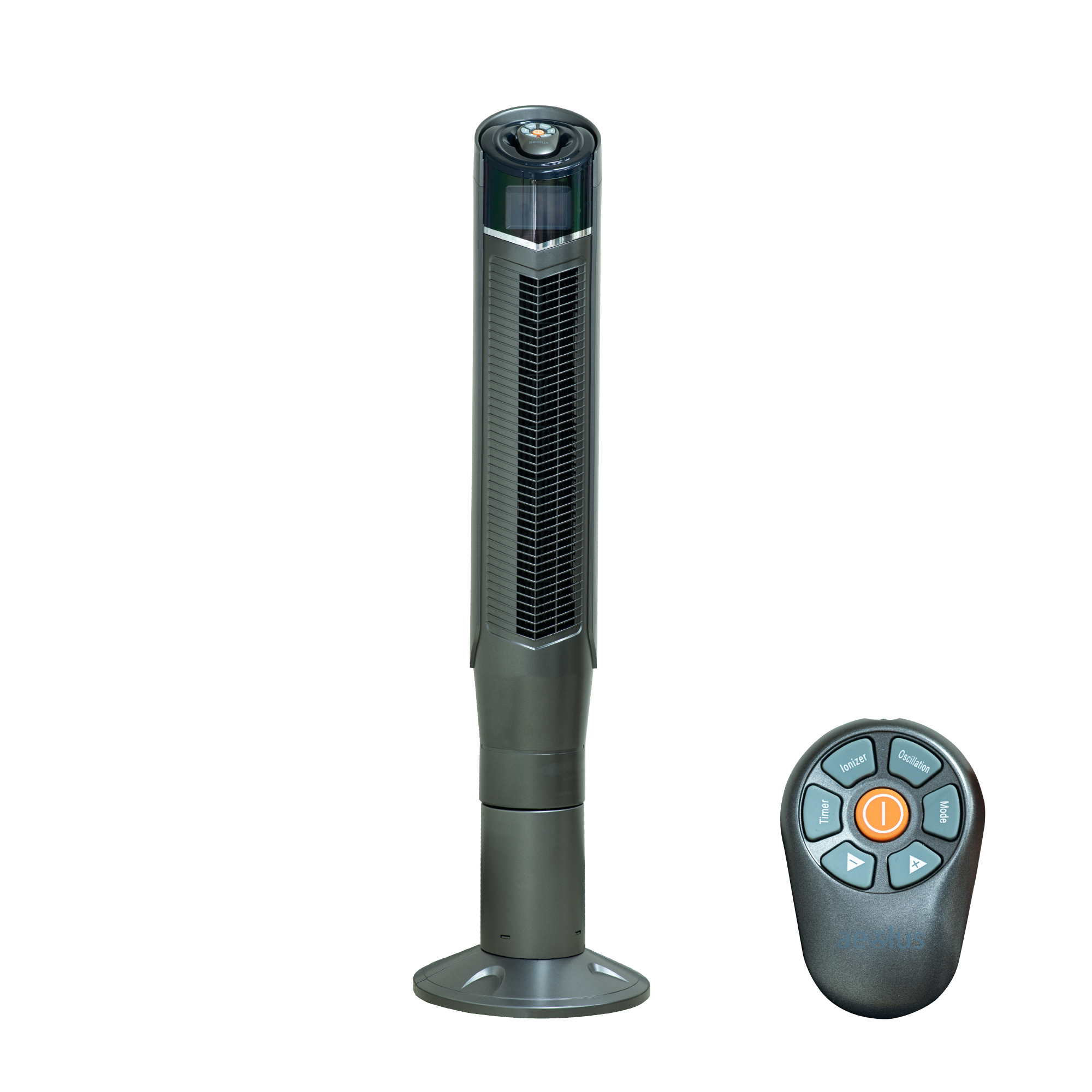 COOLBREEZE 360 oscillation rotating tower fan with remote control and