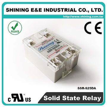  Single Phase Solid State Relay DC to AC 25A 280VAC SSR-S25DA 