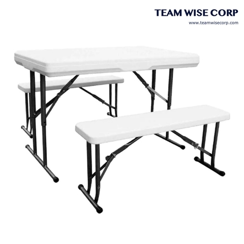 Folding Picnic Table & Bench Set