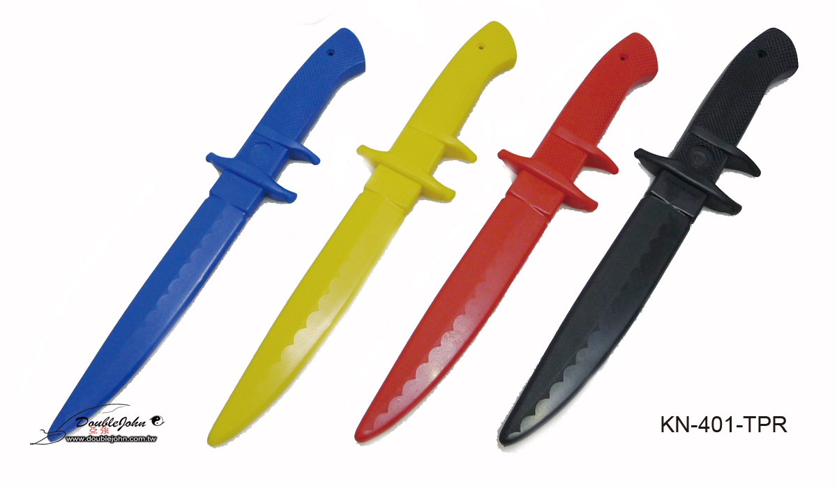 KN401,E417,Thermoplastic Rubber Knife, TPR Knife,Training knife