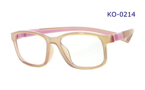 Rubber Blue Block Kids Eyeglasses_KO-0214