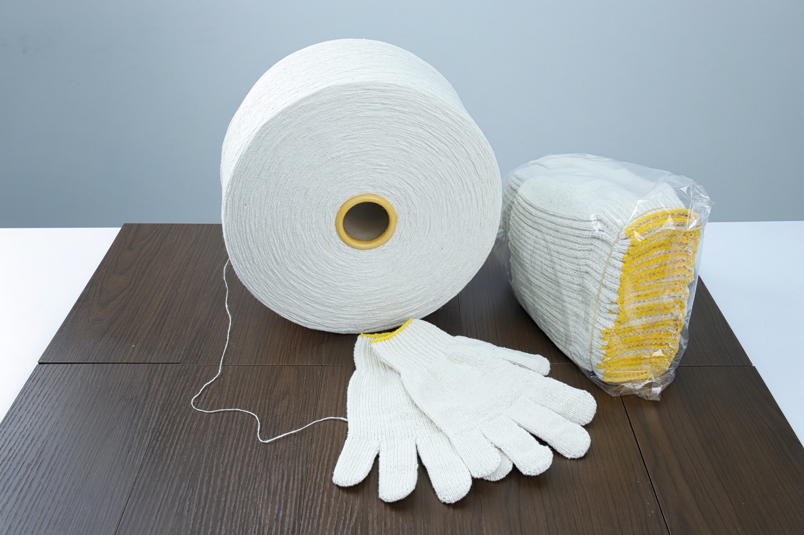 Leading manufacturer conical cone waxed 100 recycled cotton polyester