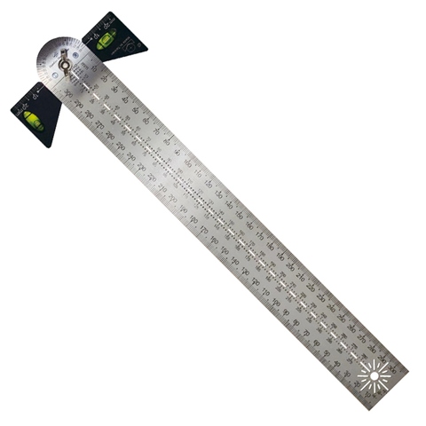 MULTI-FUNCTIONS STAINLESS STEEL T-SQUARE RULER