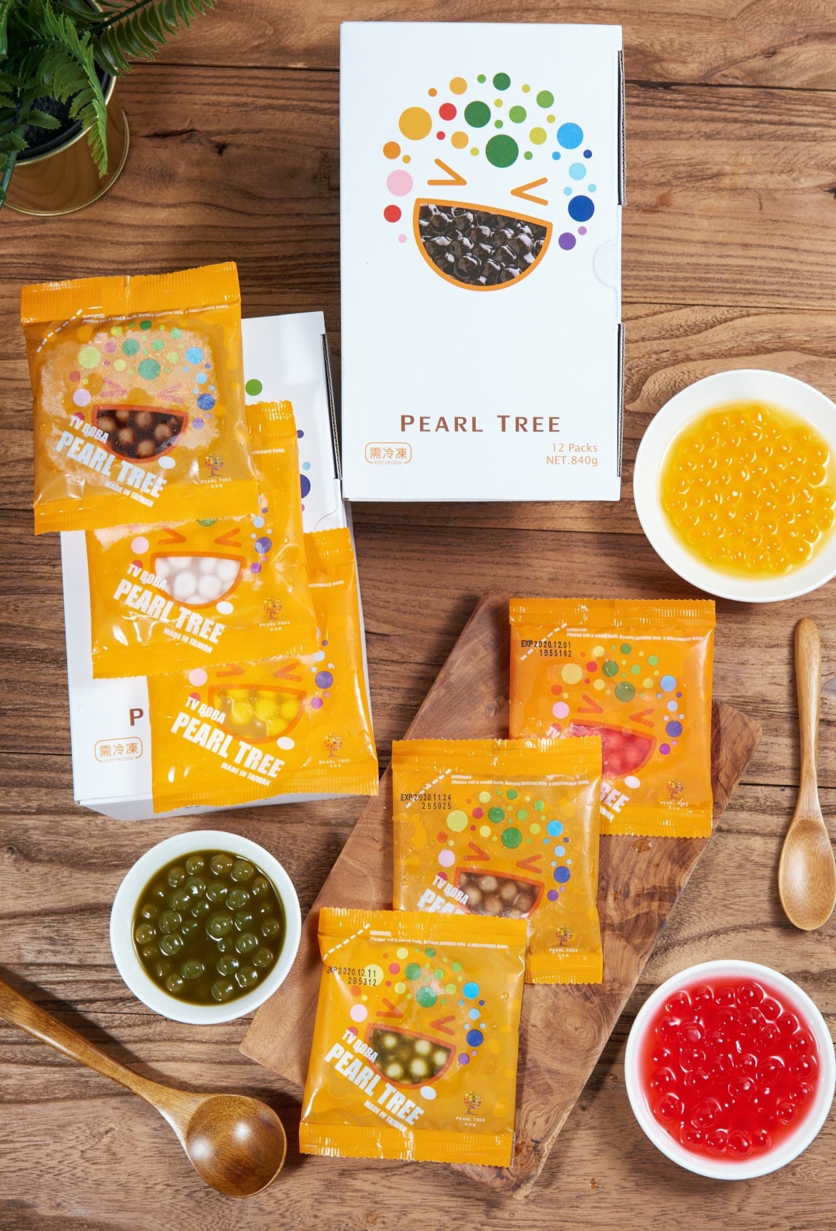 Colorful Boba Fruit Tapioca Balls Made In Taiwan Bubble Tea Supplier
