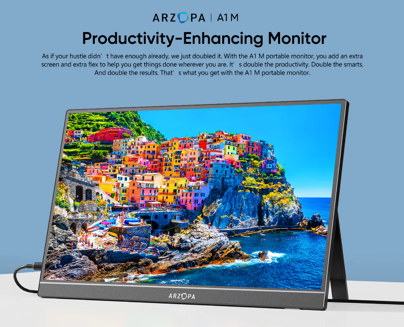 Arzopa A1Max - 17.3'' 1080P FHD IPS Portable Monitor