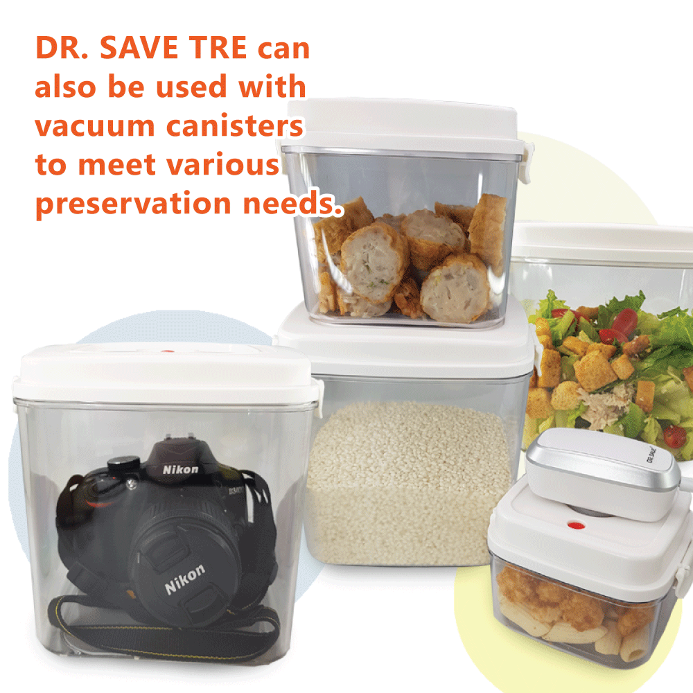 DR. SAVE TRE vacuum pump is suit for vacuum canister, vacuum box