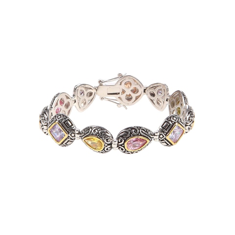 Multi-Color Vintage Statement Bracelet