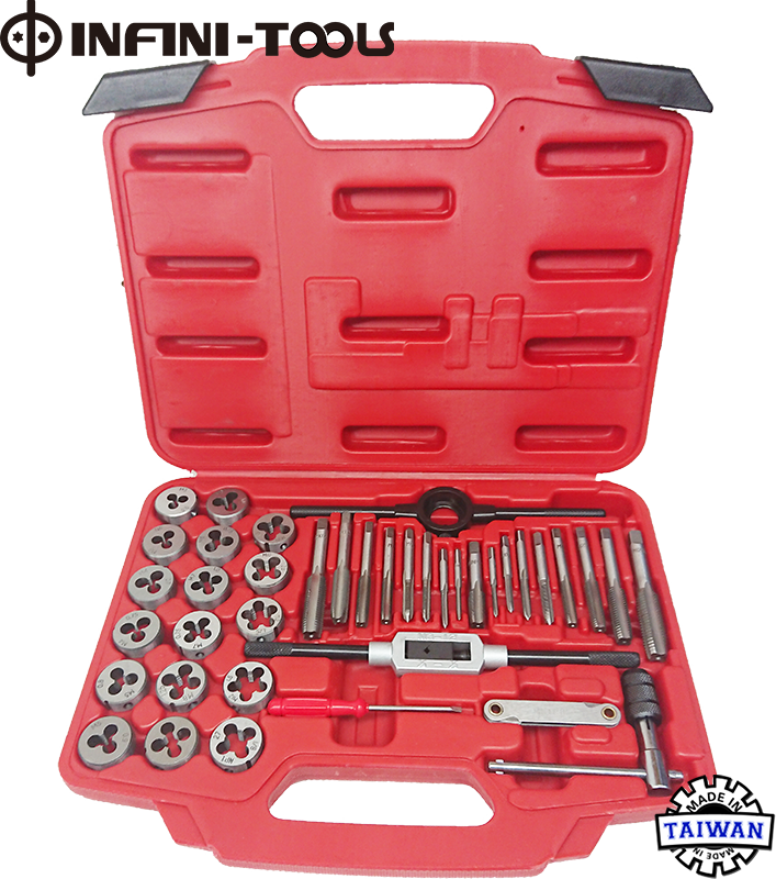 40piece Thread Tap and Die Set