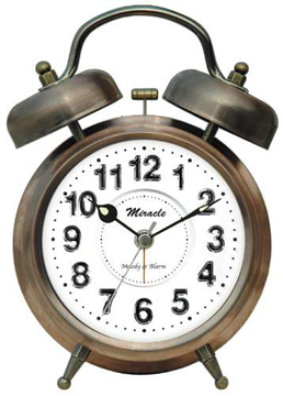 Twin Bell Alarm, Alarm Clock, Metal Alarm, Table Clock, Time Piece