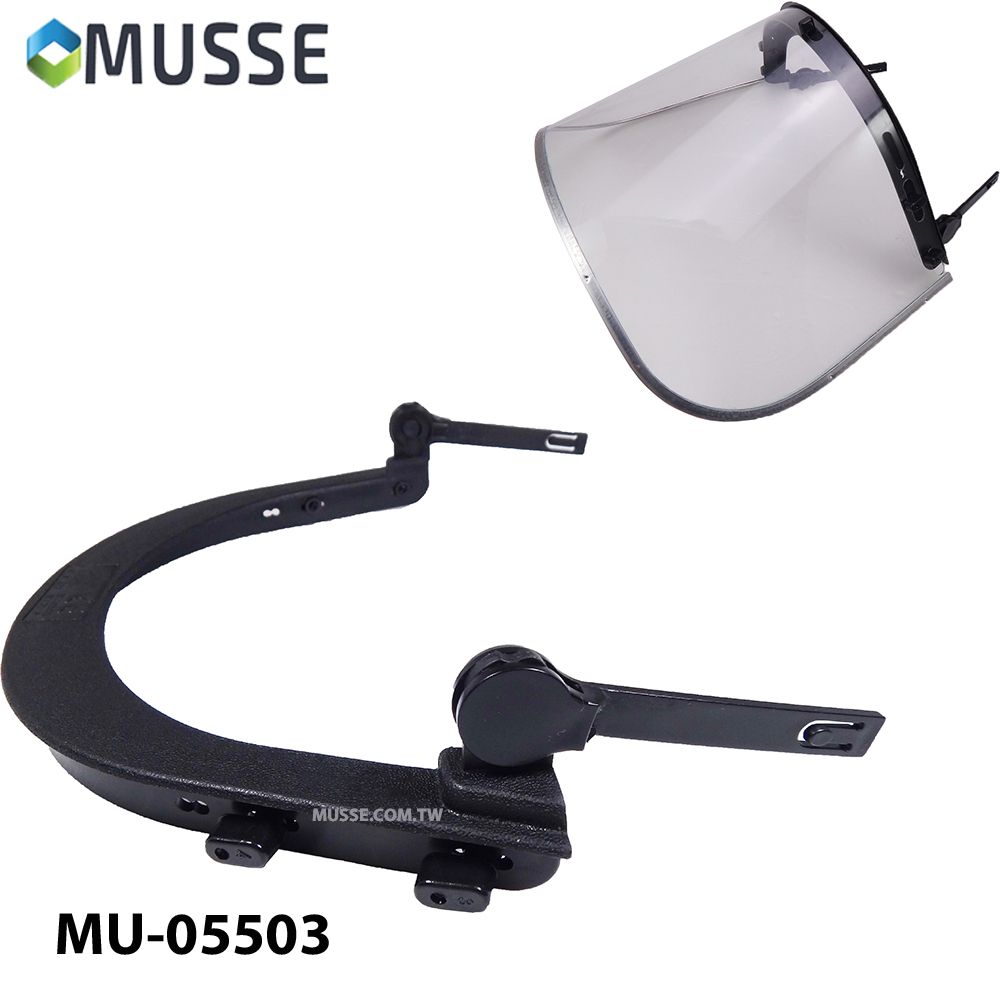 Visor bracket for hard hat