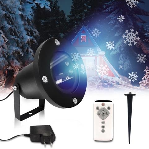 AnyBeam MEMS Laser Scanning Outdoor Waterproof Projector, Christmas Light Show Projector with remote control and ground stake