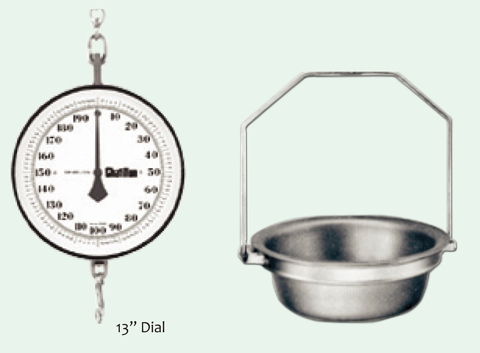 13” DIAL HANGING SCALES