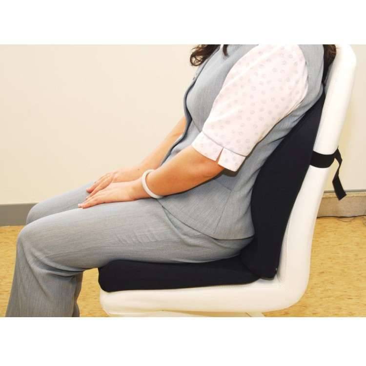 Ozer Ergonomic Memory Foam Seat and Back Cushion Set Best for Hip Pain