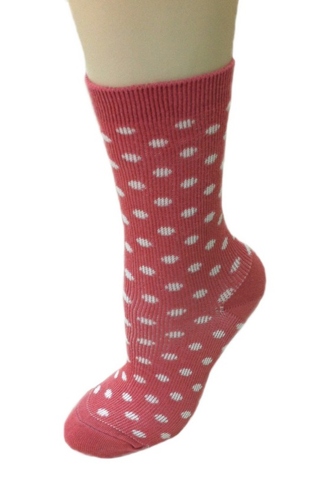 crew socks, Deparee Fashion Cozy Dotted Crew Socks