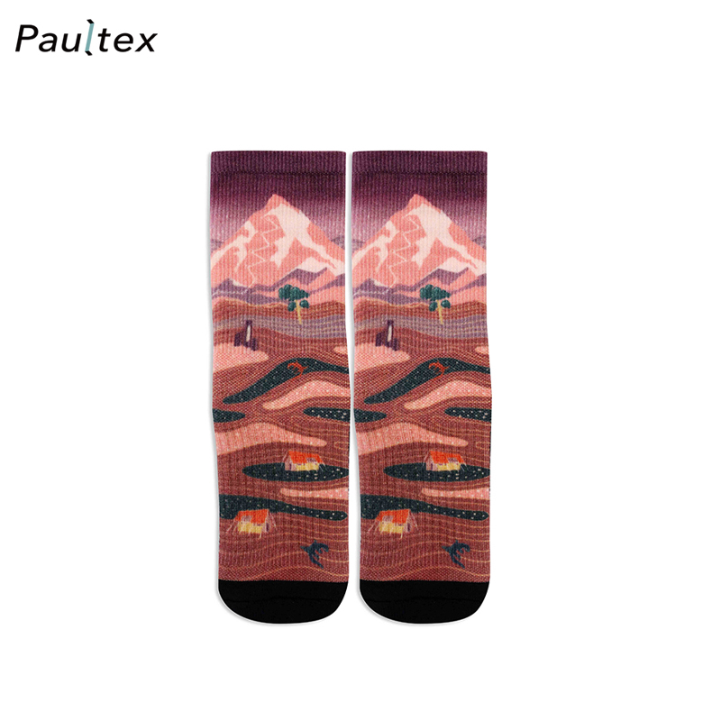 Wholesale Quick Dry Sport Socks all over Print Socks Taiwantrade
