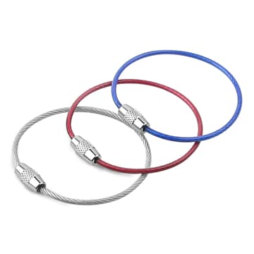 Key Chain Cable Lock Key Ring | Taiwantrade