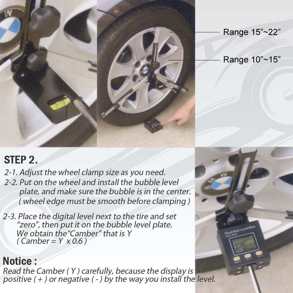 【FIRSTINFO】Portable Tires / Wheel Alignment Angle Sensing Tool w