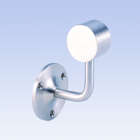 Internal Round Tube Handrail Wall Bracket End - Left Hand Side