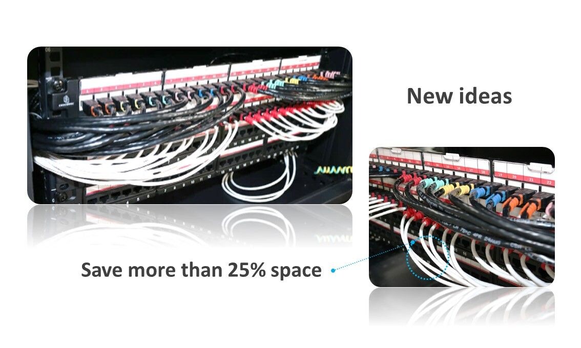CRXCONEC patch cord usually combined with patch panel served in the data center. When our patch cord with patch panel put in the rack cabinet, CRXCONEC patch cord is much easier to identify.