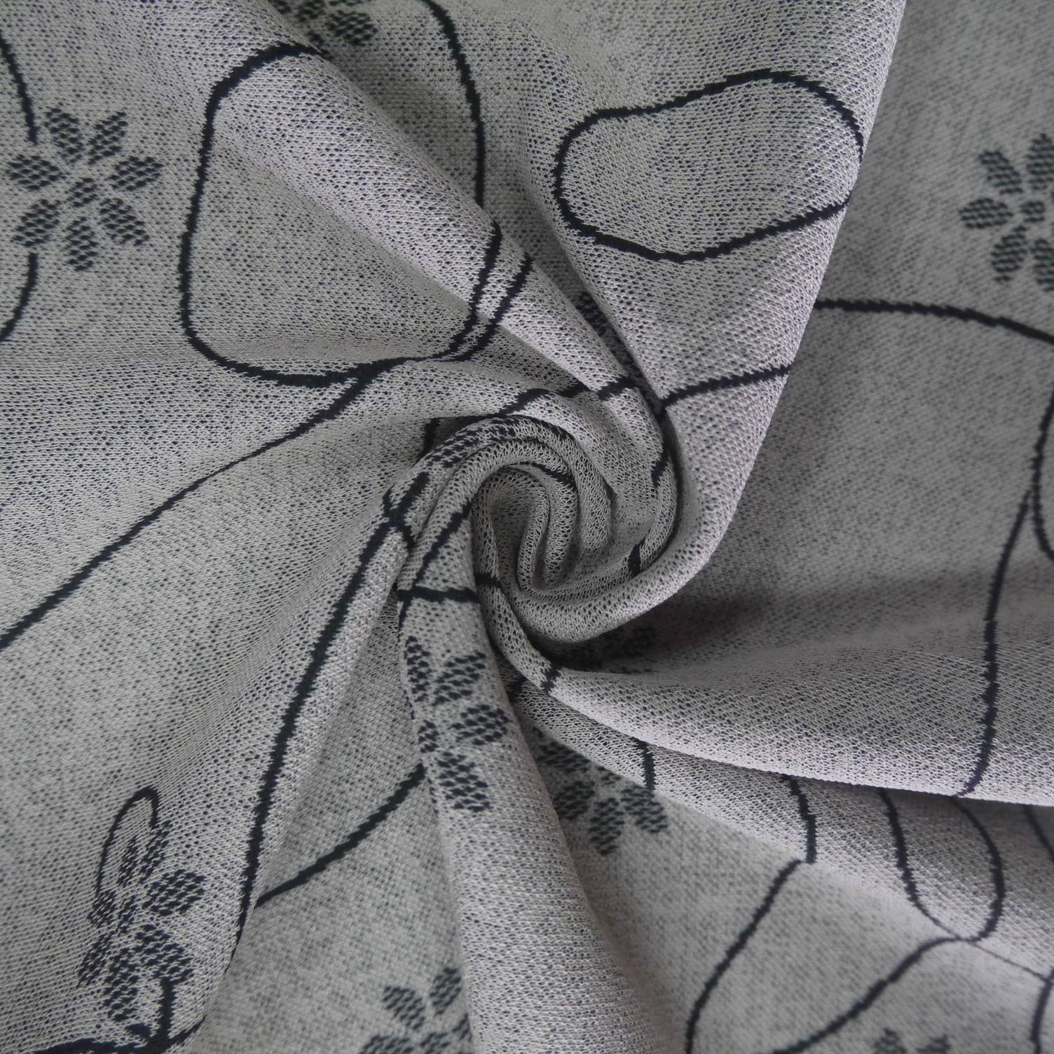 Knitted Jersey Jacquard Weft Fabric for Garment