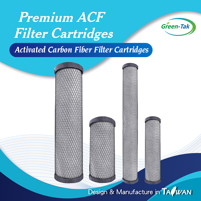 20 inch Silver Impregnated Carbon Fiber Filter ACF Chlorine Reduction