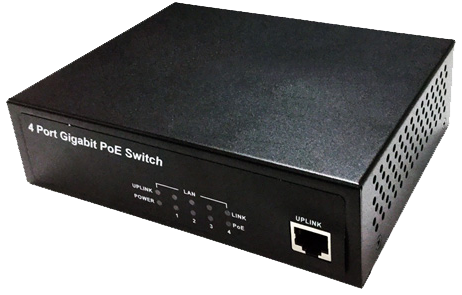 4-port IEEE 802.3bt PoE Gigabit Switch | Taiwantrade