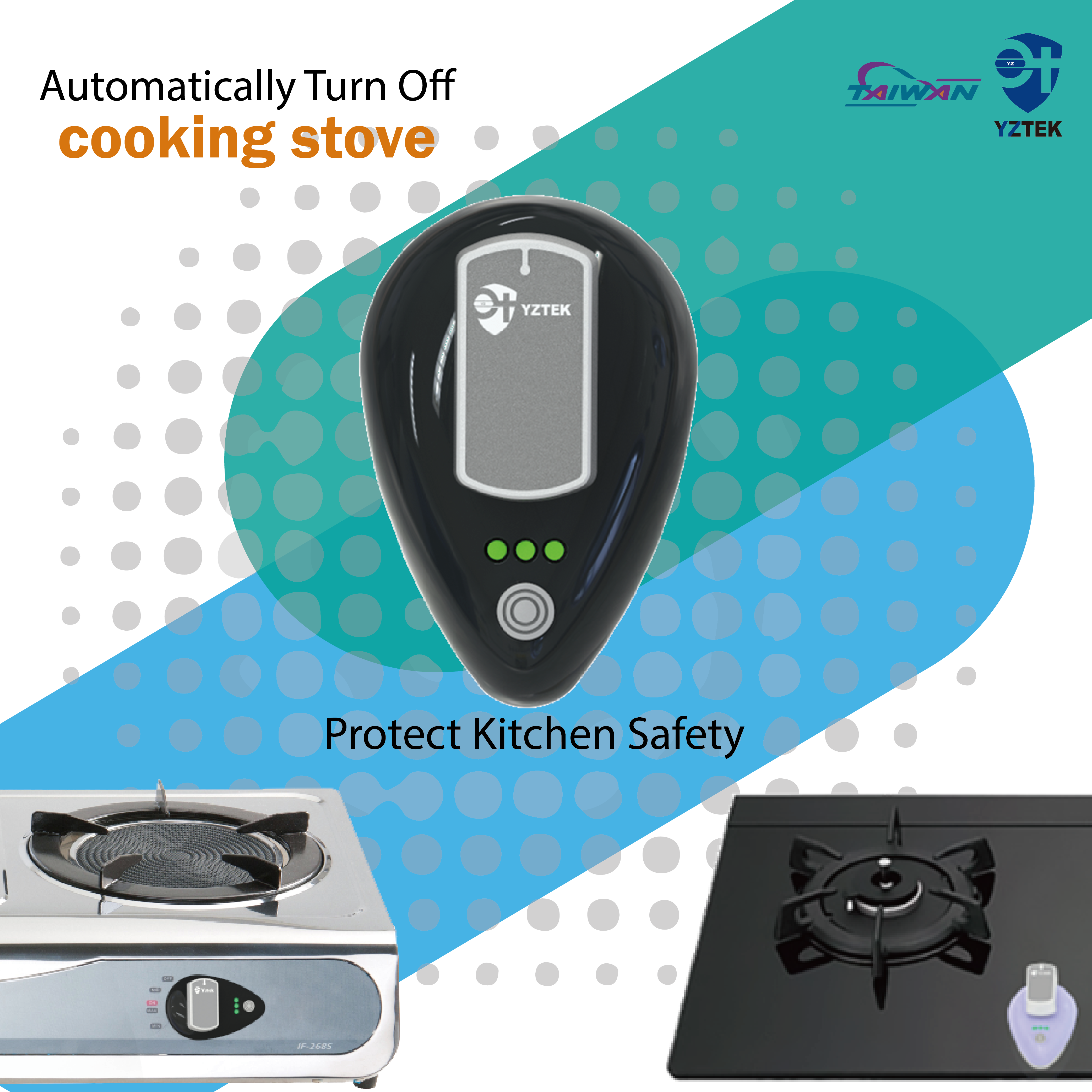 e+ AutOff CN02, automatic turn off working stove fire, kitchen safety