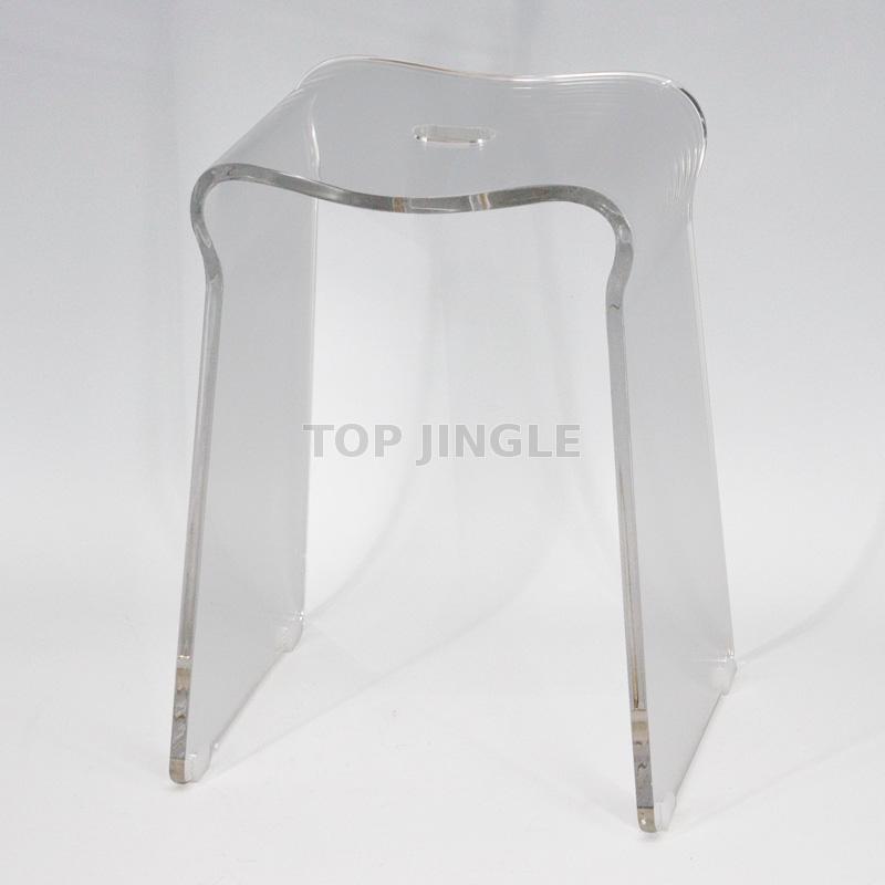 Clear Acrylic Bathroom Stool