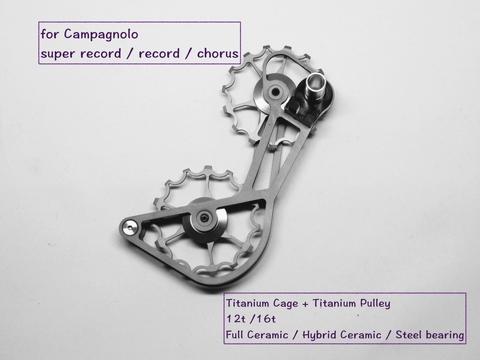 Modified Oversize Pulley Derailleur Cage 