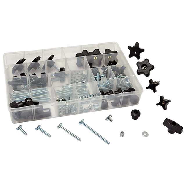 149 PCS JIG HARDWARE KIT (Knobs, Tbolts, Tnuts, Threaded inserts
