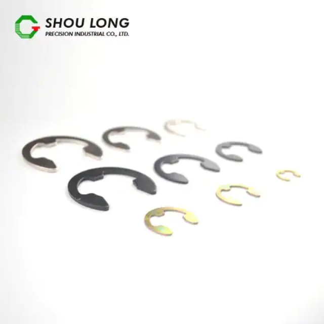 Spring retaining rings with lugs for bores internal circlips DIN 984