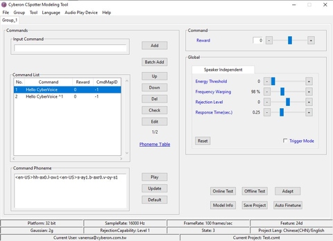 CSpotter: Always-on local voice trigger & command recognition