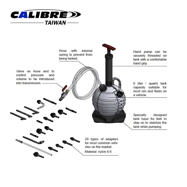 CALIBRE Manual ATF Filling Set with 20pc Adapter | PROJEN INDUSTRIAL ...