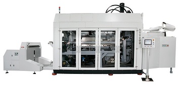 Thermoforming Machine ( Cut in Position wit tilting to stack system )