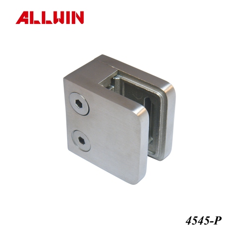 45x45mm Square Polished Top Quality Fair Price Stainless Steel Railing Glass Holder Clamp