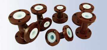 PTFE lined pipe & fittings