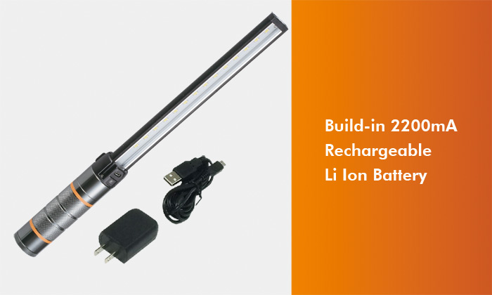 A72 5W Rechargeable LED Strip Light with Magnetic Base