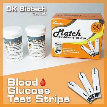 match blood glucose test strips