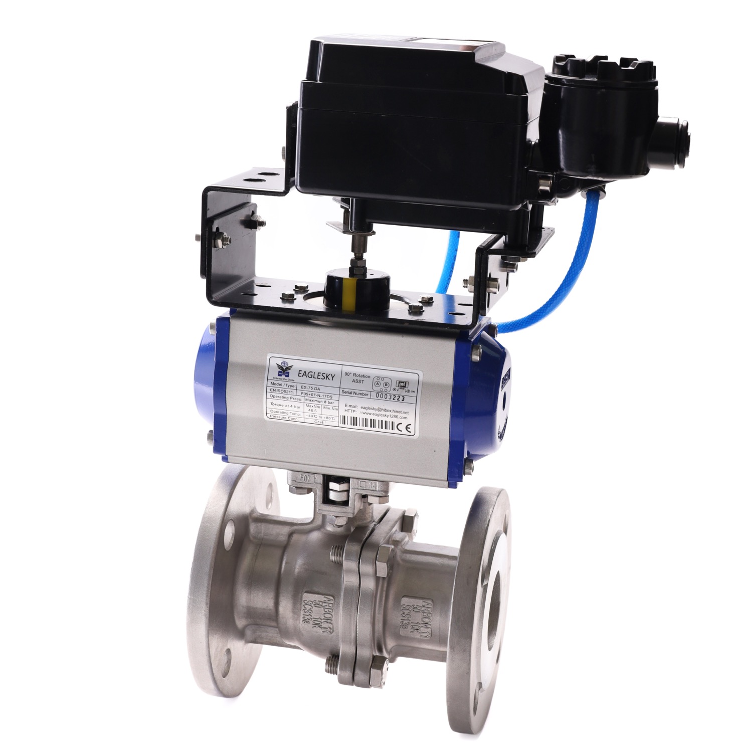 Pneumatic Actuator Flange Ball Valve | Taiwantrade.com