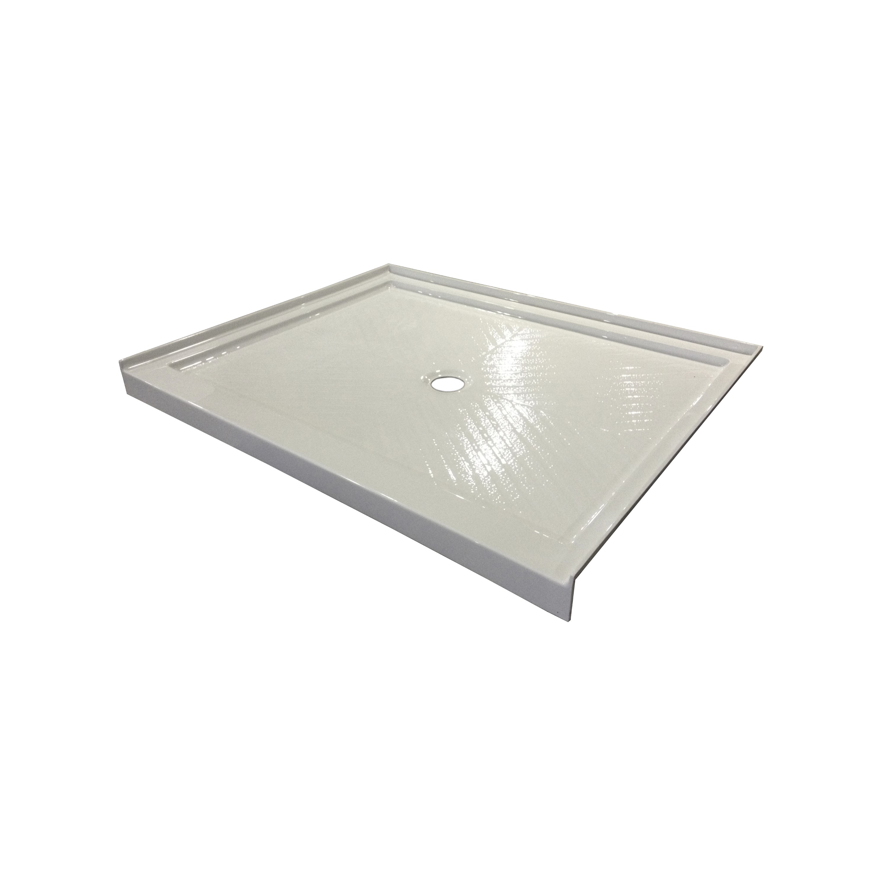 Low Threshold Shower Base with Three Tile Flanges 475/8" X 38" X 31